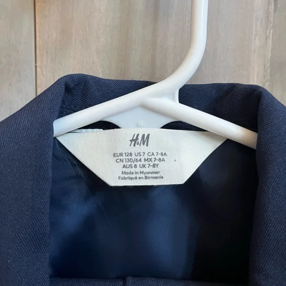 Classic Navy Blazer Three Piece Suit - Picture 5 of 6